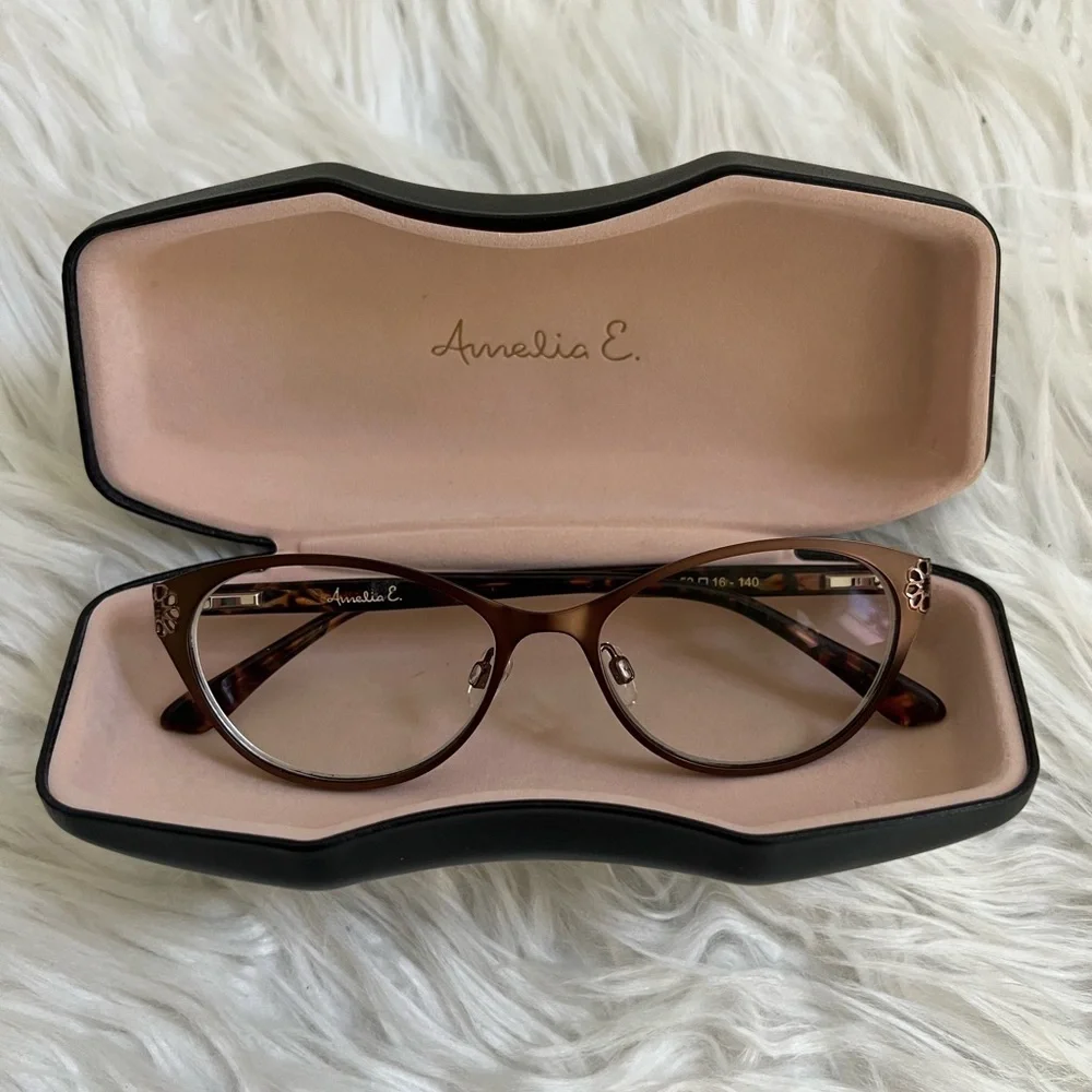 Amelia E. Abigail Cat Eye Frames and Case